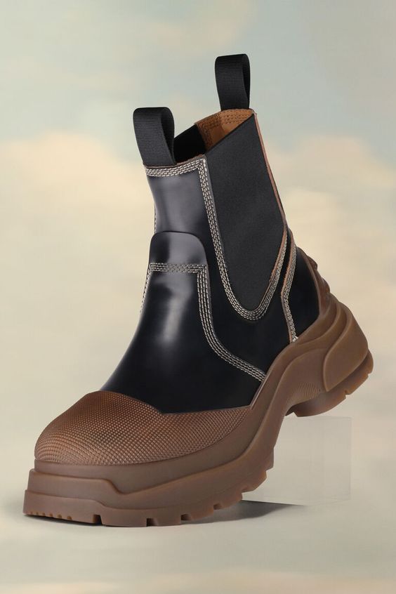 black boot