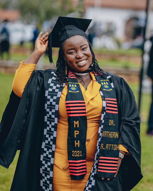 Dr Attoh was adjudged the Best Female MPH Student and Overall Best MPH Student at University of Ghana Vice-Chancellor's Awards