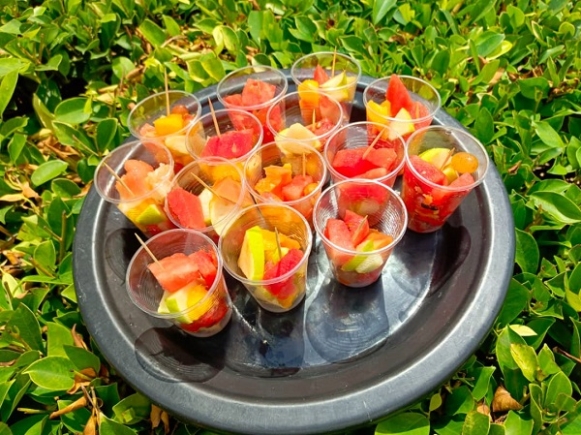 Some fresh fruits on display