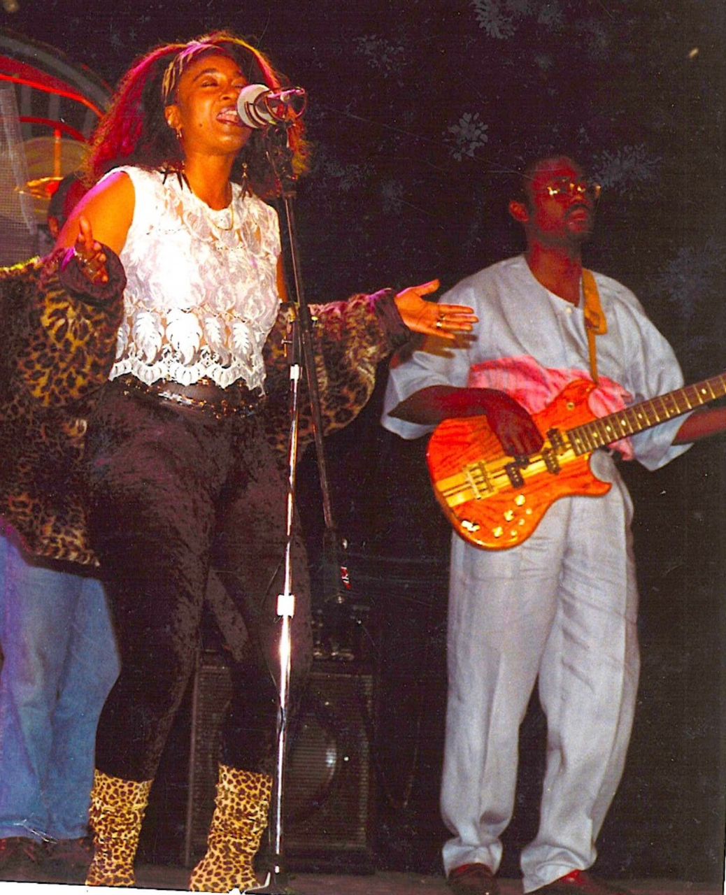 Vico and Paulina Oduro at a gig in London