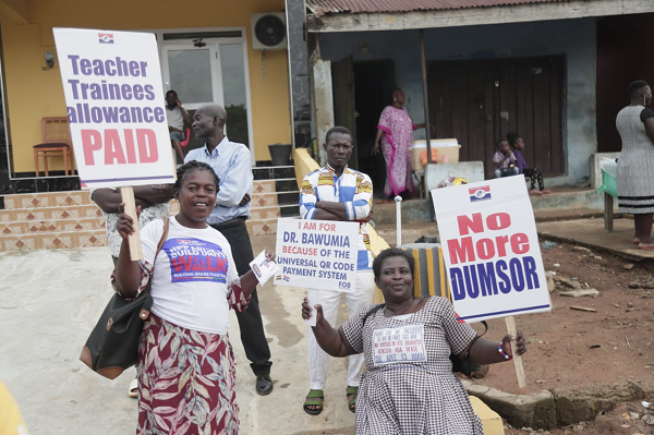 Some of the placards