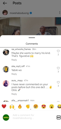 I want to marry my father- Moesha Boduong