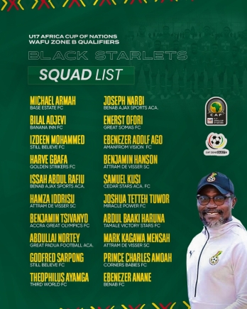 The squad list
