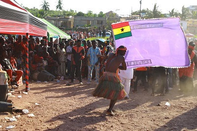 Asafo dancers gave out their best Asafo dancers gave out their best