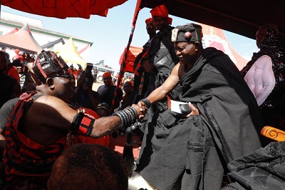 Many paramount chiefs attended the funeral Many paramount chiefs attended the funeral