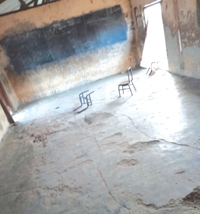 The interior of one of three classrooms The interior of one of three classrooms