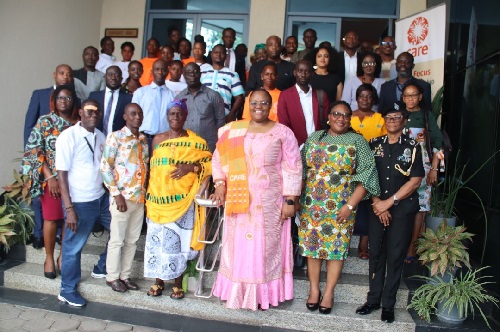 Some of the guests at the national close-out ceremony of the Adwuma Pa Project