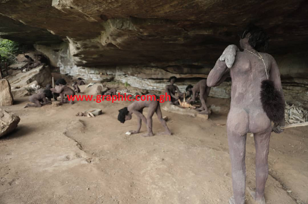 Inside the Abetifi Stone Age Park caves Inside the Abetifi Stone Age Park caves