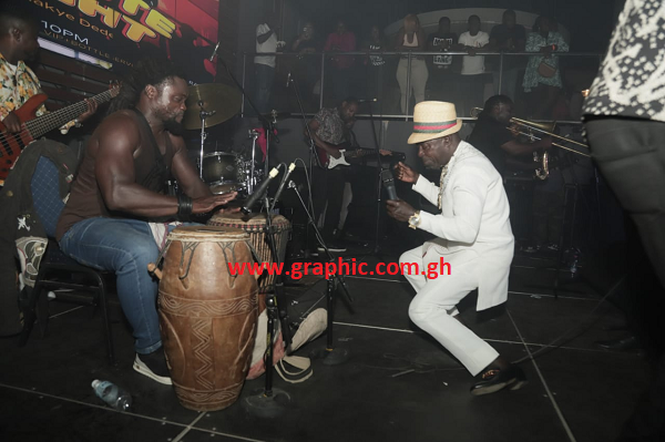 Amakye Dede performing