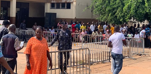 Voting underway in  Okaikwei South Constituency. 