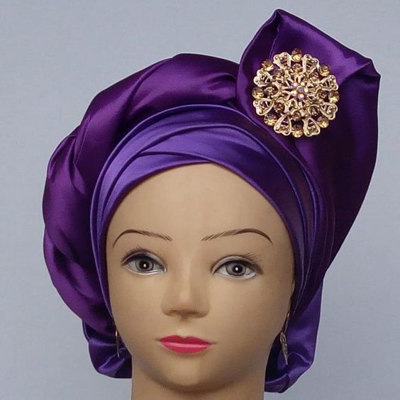 Purple heart turban