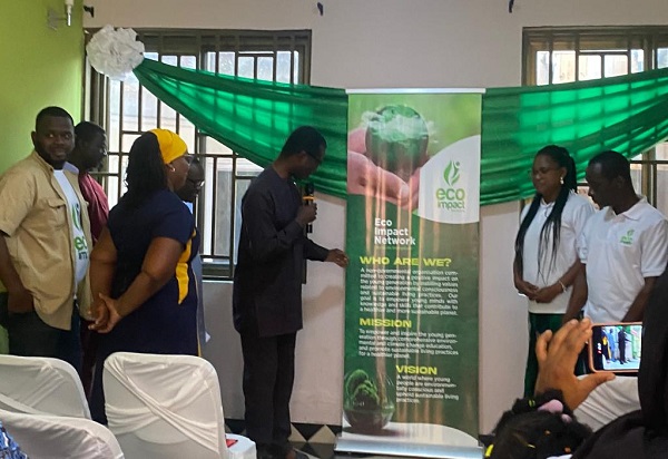 Some of the dignitaries unveiling the Mission and Vision of the NGO