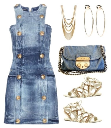 Jeans dress fit
