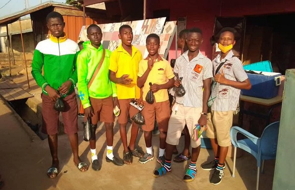 Some beneficiaries of the breakfast initiative 