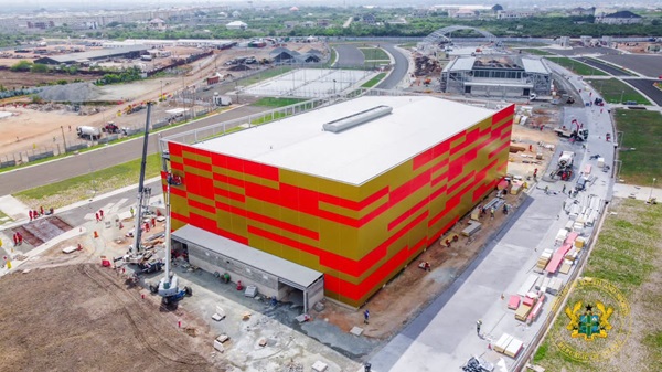 Aerial view of one of the facilities to host the events