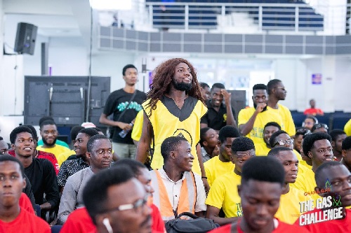 Some of the students jubilating 