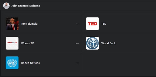 Former John Dramani Mahama's page