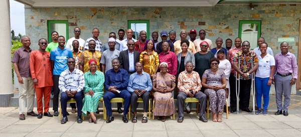 Participants at the training