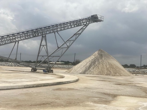 Salt washing plant