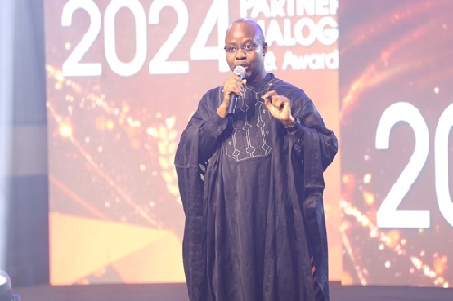 Managing Director – Mr. Festus Tettey delivering his welcome address.