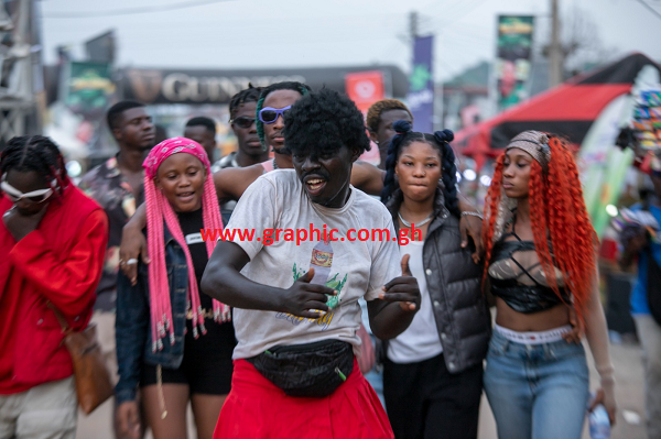 Revellers showed what they've got