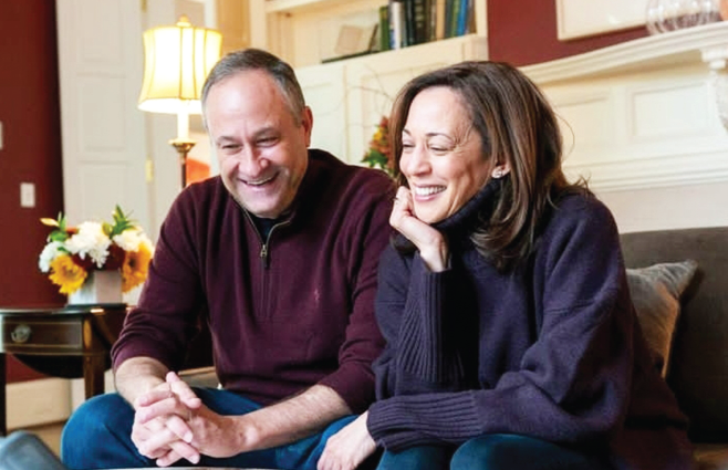 Kamala Harris and attorney Douglas Emhoff married in 2014