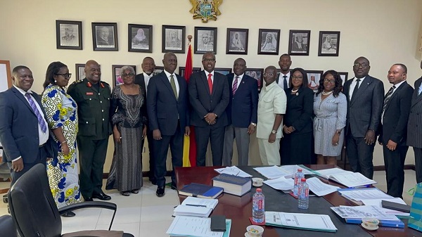 A group picture with COP Nathan Kofi Boakye