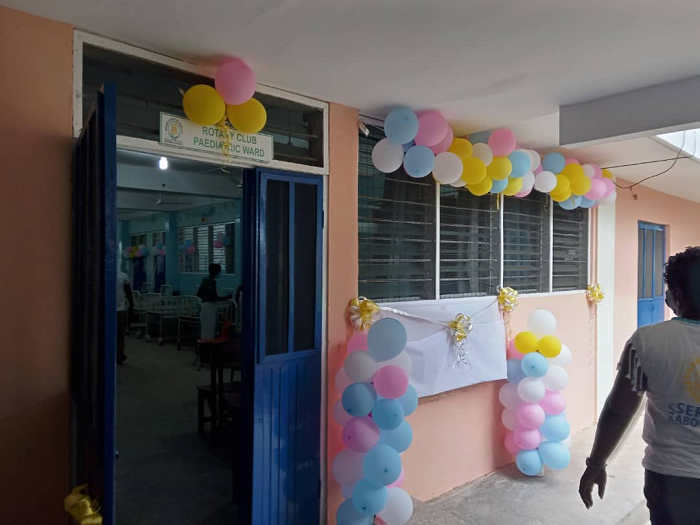 The entrance to the children's ward
