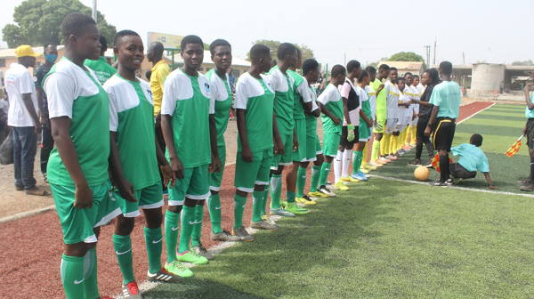 Some of the teams that participated in the soccer tournament 