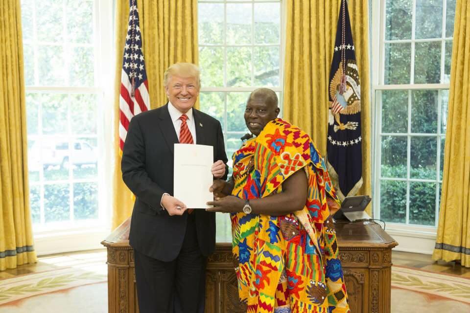When Ghana's new Ambassador Dr Adjei-Bawuah met Trump