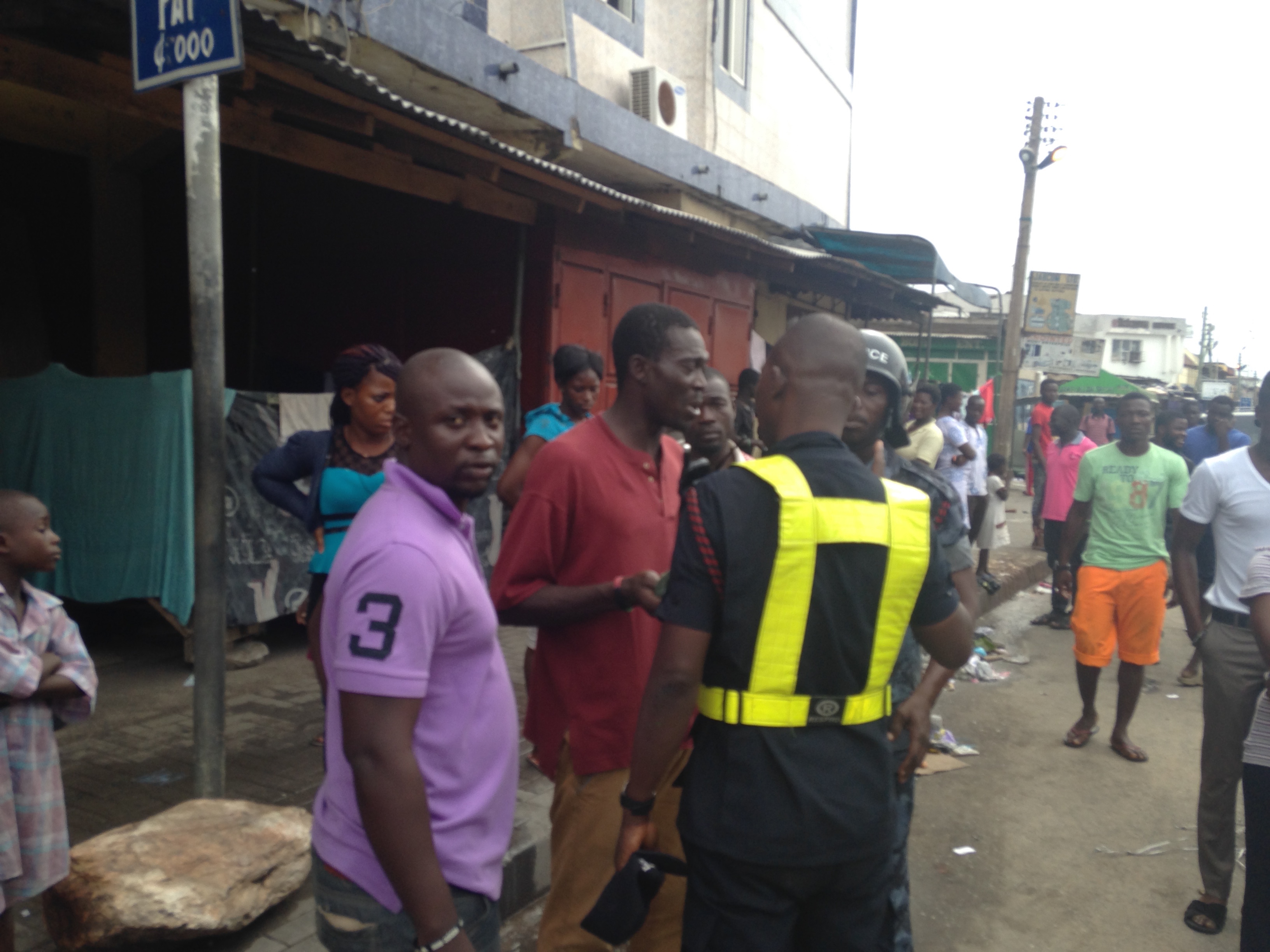 Cooler heads prevail as the police question the suspect