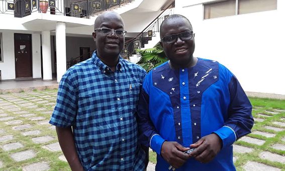 Prof Akpalu (right) and Prof. Sumaila