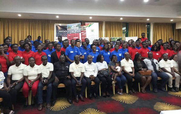 The participants, judges and some officials from the Ministry of Sanitation and Water Resources 