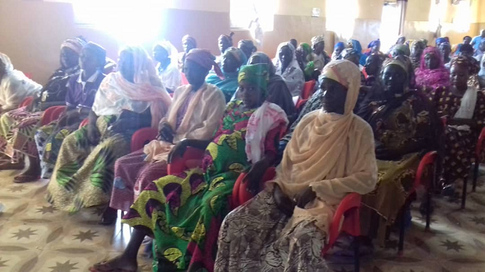 A section of the beneficiaries