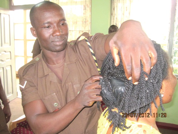 Wee concealed in Hair Do