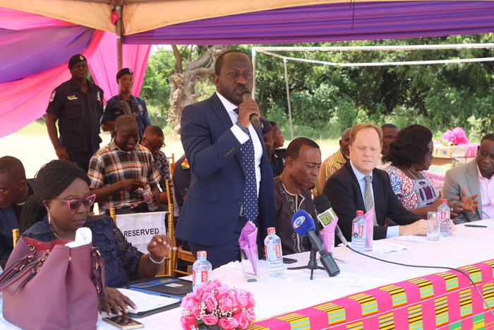 Appolonia City CEO, Mr. Bright Owusu-Amofah addressing the gathering.