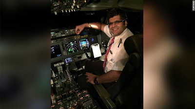 Lion Air captain Bhavye Suneja.