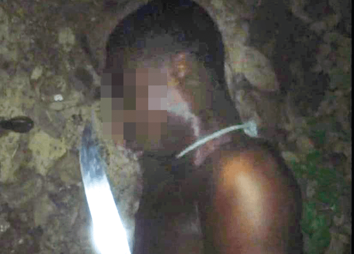 A scene in one of the fake kidnapping videos 