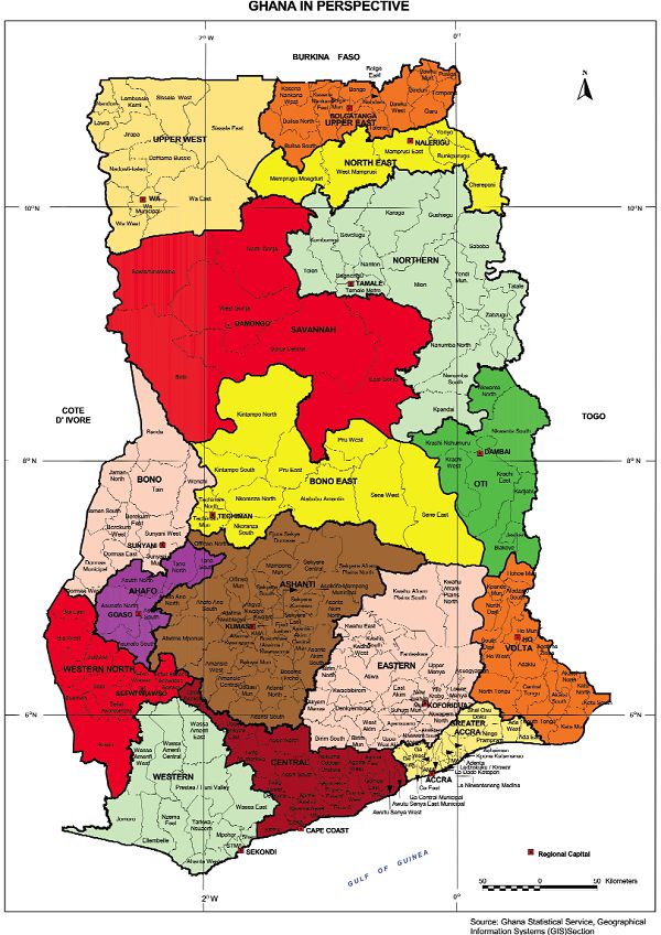 Ghana Map