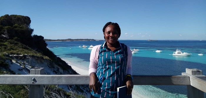 The reporter, Shirley Asiedu-Addo