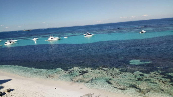 The Indian ocean on Rottnest Island