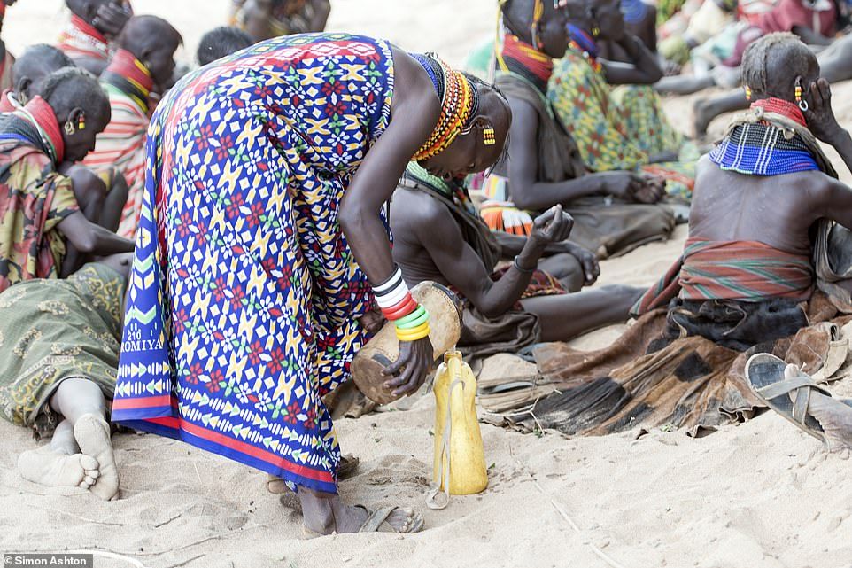 Atir Acheme is part of a water committee formed by the tribe to manage the running of the borehole. They have agreed to a yearly fee of 500 Kenyan shillings (£3.80) per household to maintain it