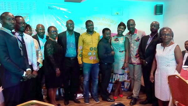 The new Board of the Rotary Club of Accra-Labone