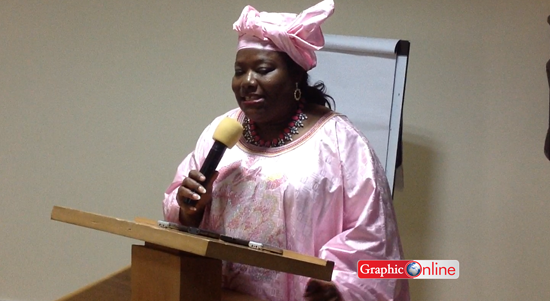 oye lithur2 Nana Oye Lithur, addressing the workshop in Koforidua
