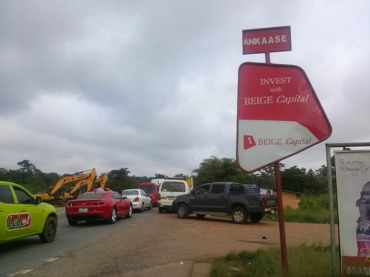 Frustrated passengers filed out of vehicles.