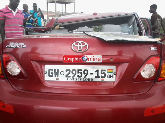 2 injured in Kpone Tema accident  1 