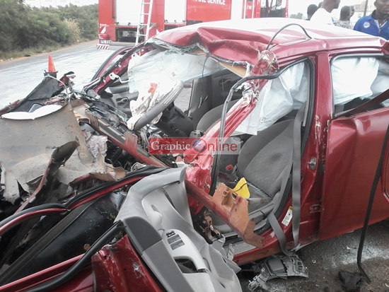 2 injured in Kpone Tema accident  2 