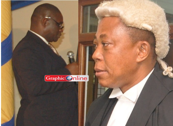 From left: Mr Justice Essel Mensah and Mr Justice Ernest Obimpeh