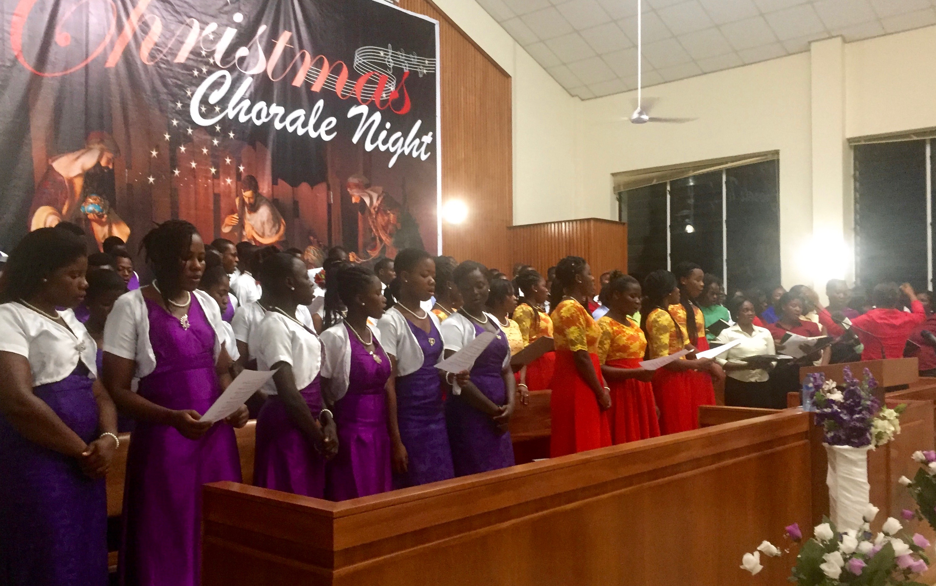 A section of the choir 