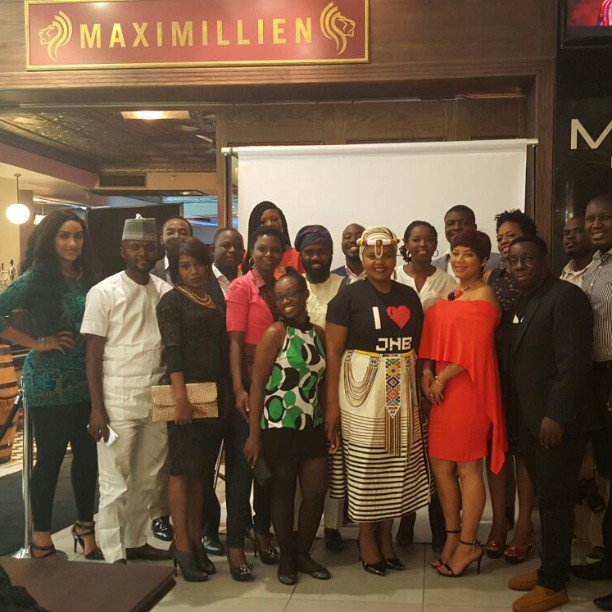 A group photo before the Standard Bank Joy of Jazz opening night